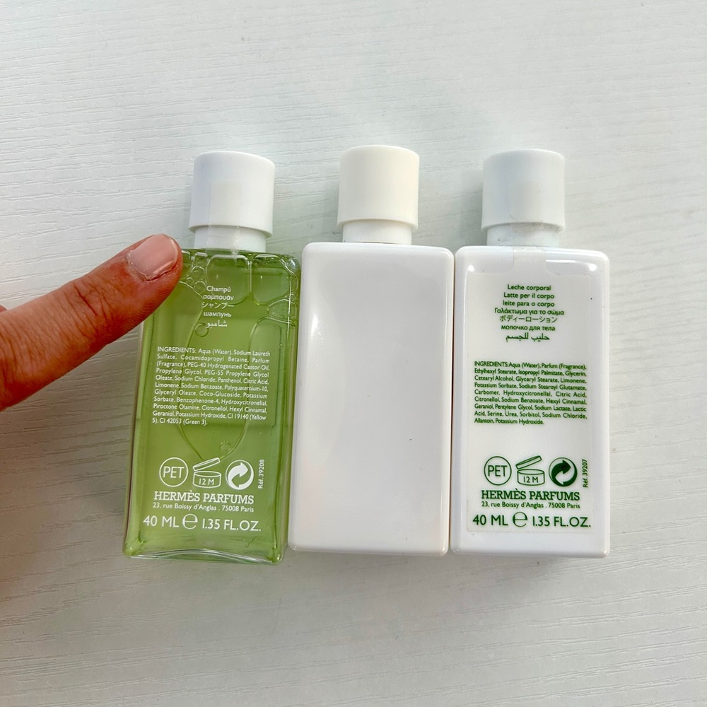 Hermes Un Jardin Sur Le Nil Bath Travel Bath & Gift Set - Picture 4 of 4